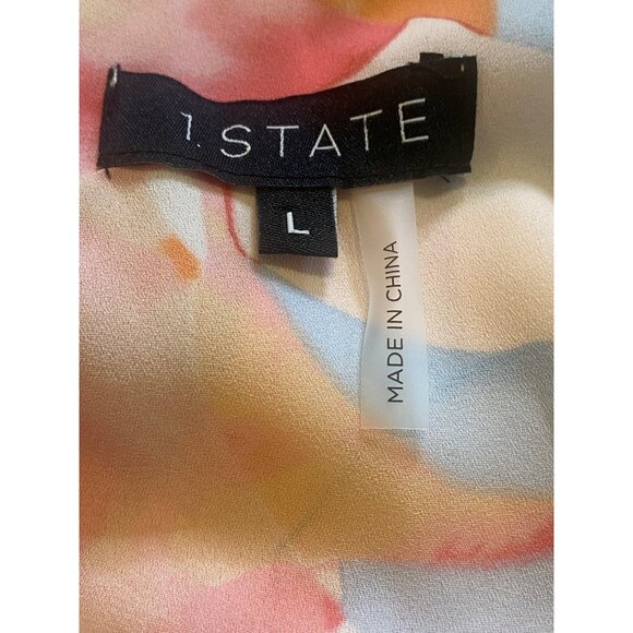 1. State Floral Cowl Neck Camisole Size L - Picture 7 of 9